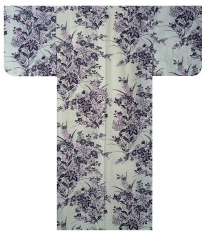 Ladies Yukata - Lily - White