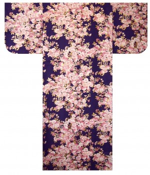 Ladies Yukata - Sakura - Purple