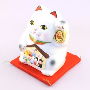 Maneki Neko - Lucky Cat with Seven Fortune Gods Money Box