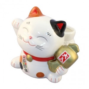 Maneki Neko - Lucky Cat With the Lottery Case (M)