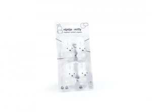 Miffy - Set of 4 Magnets (Pure White)