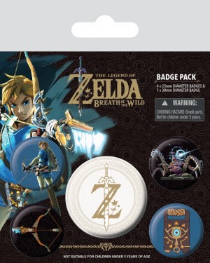 The Legend Of Zelda: Breath Of The Wild Emblem - Badge Pack