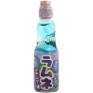 Hata Kosen Ramune Pop Drink Blueberry Flavour 200ml