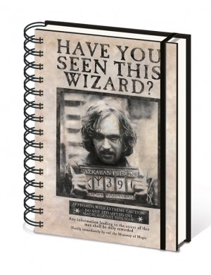 Harry Potter (Wanted Sirius Black) A5 Wiro Notebook 