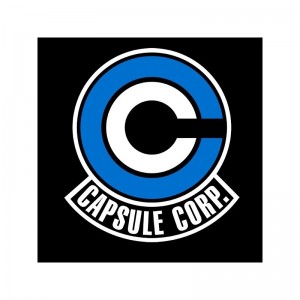 T-SHIRT DRAGON BALL "Capsule Corp Logo" Small