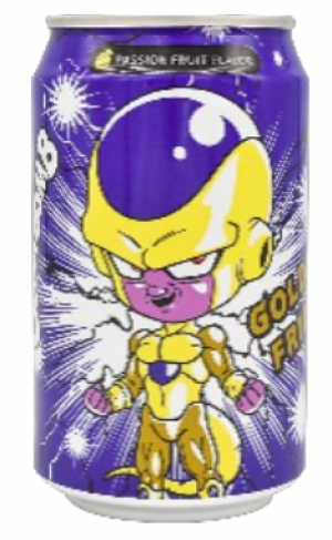Dragon Ball Super YHB Ocean Bomb Golden Freeza Passion Fruit Flavour Soda 330ml