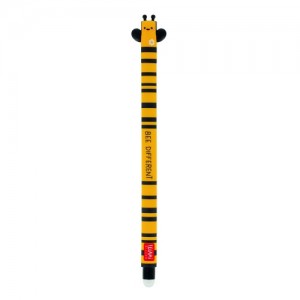 Legami Erasable Pen - Bee - Black