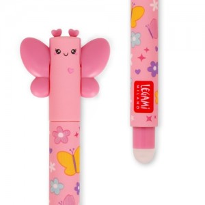 Legami Erasable Pen - Butterfly  - Pink