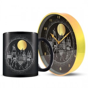 Harry Potter - Morning Set (Mug & Desk Clock) - Golden Moon