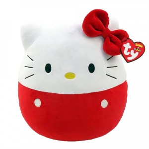 Hello Kitty Plush Squish-a-Boo Red 14 inches