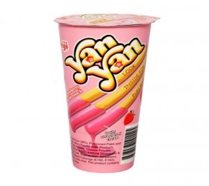 Meiji - Yan Yan Strawberry Cream Biscuit