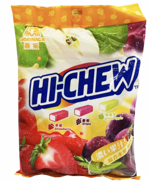 Morinaga Hi-Chew Bag Strawberry, Grape & Green Apple 110g