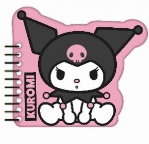 Sanrio Kuromi Shaped Notebook