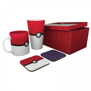Pokémon - Gift Set - Glass XXL + Mug + 2 Coasters Pokéball