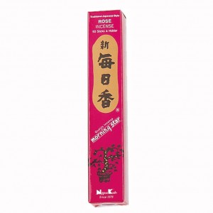Nippon Kodo - Morning Star - Rose - 50 Incense Sticks & Holder