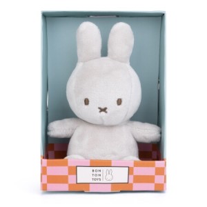 Miffy - Plush - Lucky Miffy Sitting Grey in Giftbox 4 Inches