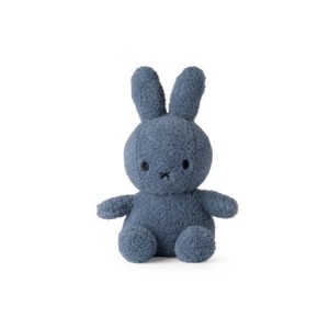 Miffy - Plush - Miffy Sitting Teddy Blue 13 Inches - 100% recycled