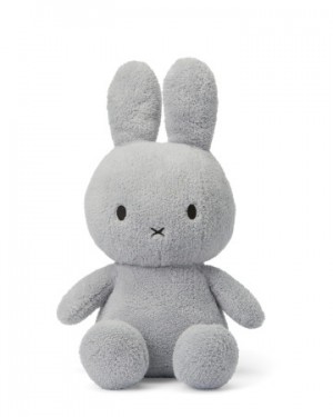 Miffy - Plush - Miffy Sitting Terry Light Grey 13 Inches