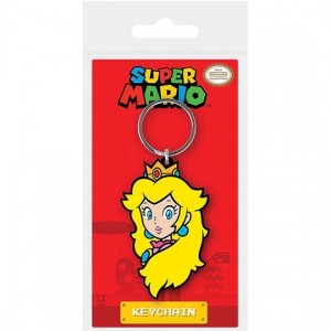 Super Mario - Rubber Keychain - Princess Peach