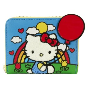 Loungefly Sanrio Hello Kitty 50th Anniversary Chenille Zip Around Wallet