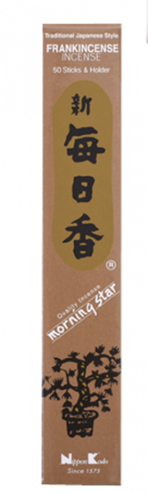 Nippon Kodo - Morning Star - Frankincense - 50 Incense Sticks & Holder