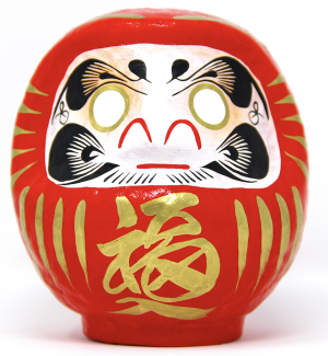 DARUMA - SIZE 2 - RED Safety & Success in every Way