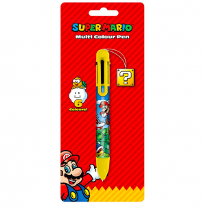 Nintendo - Super Mario Stationary - Multi Colour Block Pen