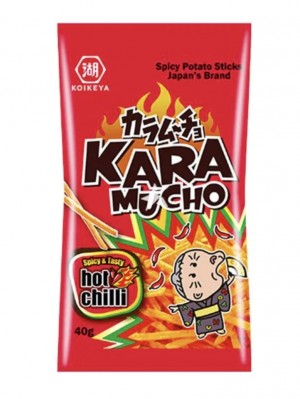 Koikeya KaraMucho Potato Sticks Hot Chilli Flavour 40g