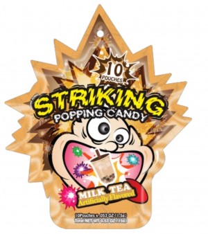 Striking Popping Candy Milk Tea - 10 Poches 15g