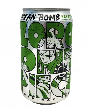 One Piece YHB Ocean Bomb Zoro Sparkling Water Honey Lemon Flavour 330ml