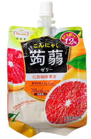 Tarami Oishi Konjac Jelly-Grapefruit 150g