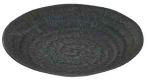 Onyx Noir Shallow Bowl 25.6x4.5cm