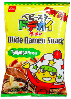 Baby Star Ramen Snack - Tonkotsu Flavour (Wide) 70g
