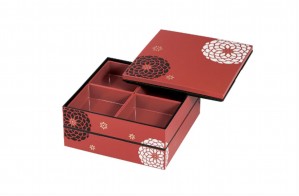 Hakoya Ojyu Two Tier Picnic Box Large | Red