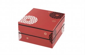 Hakoya Ojyu Two Tier Picnic Box | Red