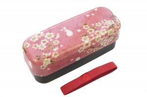 Hakoya Sakura Rabbit Slim Compact Bento Box | Pink