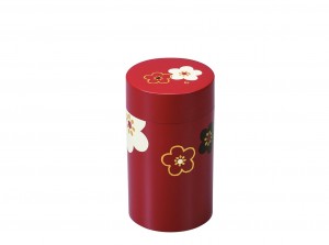 Hakoya Sakura Tea Box Large | Red