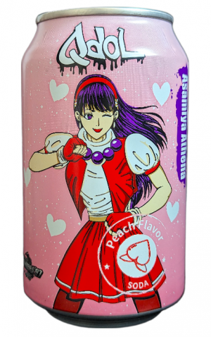 The King of Fighters '97 Qdol Asamiya Athena Peach Flavour Sparkling Water