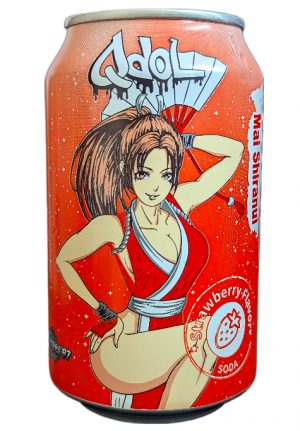 The King of Fighters '97 Qdol Mai Shiranui Strawberry Flavour Sparkling Water