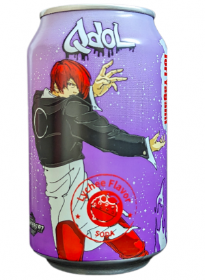 The King of Fighters '97 Qdol Iori Yagami Lychee Flavour Sparkling Water