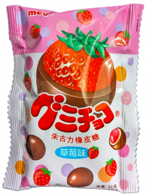 Meiji Strawberry Gummy Chocolate 53g 
