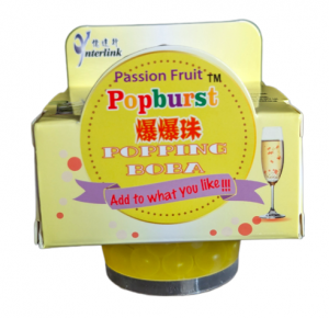 YJW Popping Boba Passion Fruit 130g