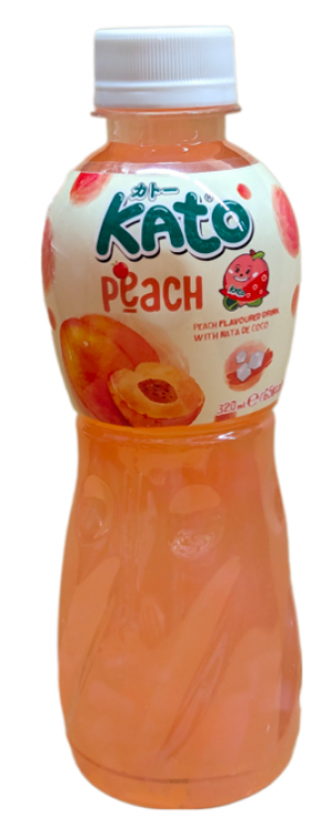 Kato Nata De Coco Peach Juice 320ml 