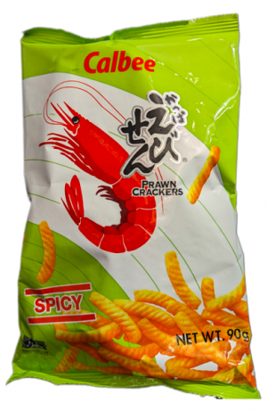 Calbee Prawn Crackers Spicy Flavour 90g
