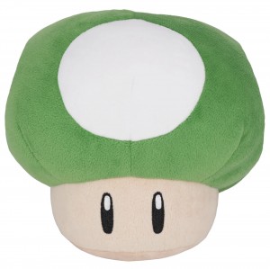 Super Mario: All Star Collection - Green 1-Up Mushroom Plush 6"