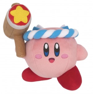 Kirby's Dream Land: All Star Collection - Kirby Hammer Plush 5"