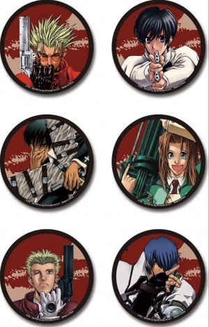 Trigun - Main Character - Sticker Die-Cut Set