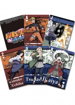 Naruto Shippuden - Character Group Cloud - Playing Cards