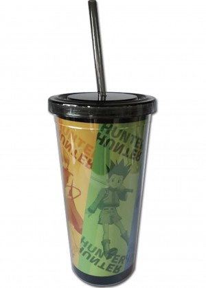 Hunter X Hunter - Full Length Art Tumbler With Straw