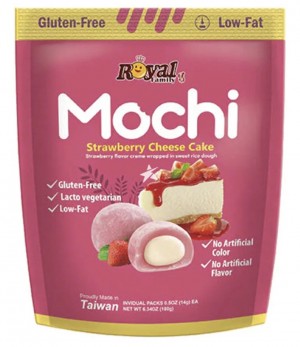 Royal Family Fruity Mochi - Strawberry Cheese Cake 180g